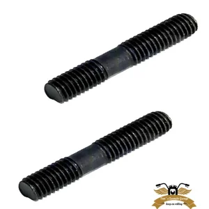 Angebot 2 x Einlaß Auslaß Stehbolzen M6 x 37 mm Motor Auspuff