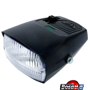 Heißes Angebot Scheinwerfer schwarz / Blinddeckel Tacho Frontscheinwerfer EC1 -Boatta-