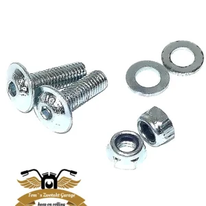 Saisonangebot Befestigungssatz Kennzeichen verzinkt Schraubensatz Ciao Bravo SI