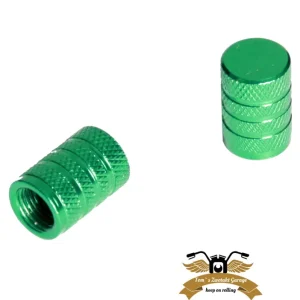 Sofort Bestellen 2 x Ventilkappe Ventildeckel Aluminium grün Mofa Moped KFZ