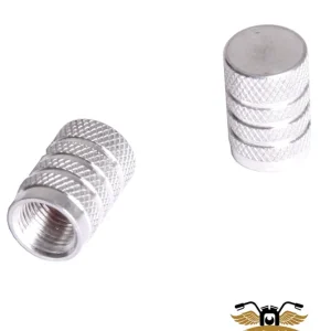 Mega-Angebot 2 x Ventilkappe Aluminium Ventildeckelsilber Mofa Moped KFZ