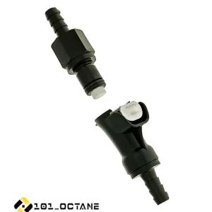 Billig Benzinschlauch Kupplung schwarz 8 mm Schnelltkupplung Mofa Moped Motorrad