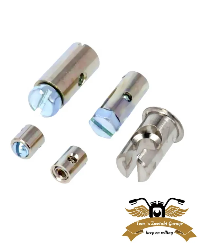 Nippel Nippelsortiment universal Nippelsatz Schraubnippel 5-teilig Bestpreis