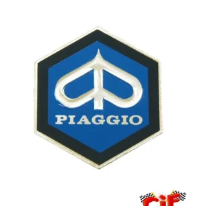 Piaggio Embleme Matall Logo 26 mm 3Dselbstklebend Sechseck Sticker Wochenendangebot