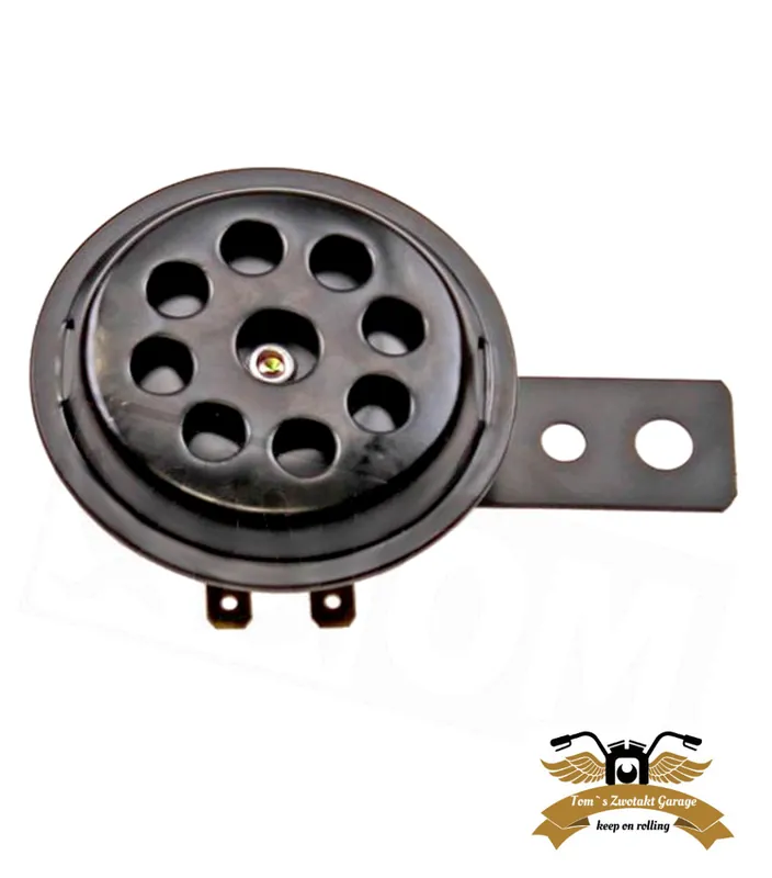 Hupe Schnarre schwarz Ø 70 mm mit Halter 12V DC Gleichstrom Kracherpreis