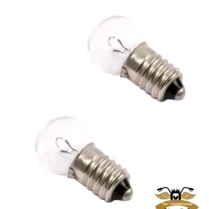 Echt 2 X Birne Lampe Mofa Moped Schraubgewinde E10 12V 3W