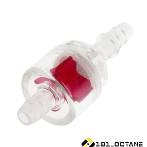 Benzinfilter Ø 28mm klein Fast Flow II rot 6mm Anschluß Ciao, Bravo, SI Garantierte Lieferung