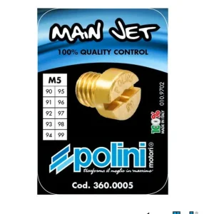 Vergaser Düsensatz Polini Abstimmsatz Hauptdüse M5 90 - 99 / 1-er Schritte Dellorto SHA Vergaser Begrenztes Angebot