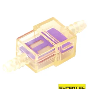 Benzinfilter Mofa Moped Roller Mokick rot transparent 7 mm Gratis Versand