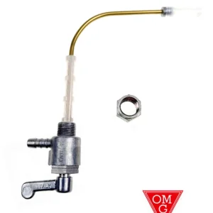 Neue Kollektion Benzinhahn Piaggio Ciao made in Italy OMG 12x1 mm 6mm Anschluss