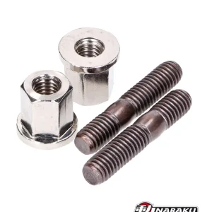 Stehbolzen Set Naraku M6erhöhte Muttern Einlaß / Auslaß Mofa Moped Neuheit