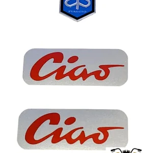 Ciao Schriftzug rot Stickerkit Aufklebersatz Sticker Tank Rahmen Mega-Angebot