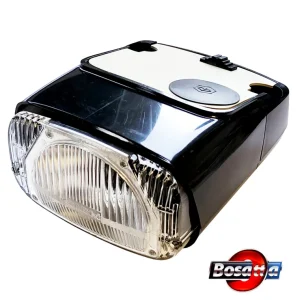 Scheinwerfer für Piaggio Boxer schwarz Frontscheinwerfer Heißes Angebot