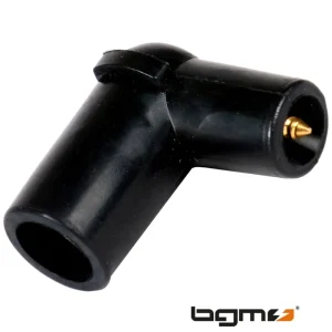 Mini Zündkerzenstecker BGM High Ease Gummi schwarz 90° Finale Aktion