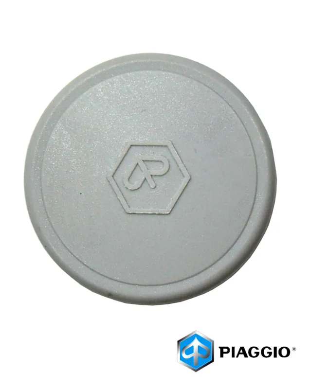 Must-Have Blinddeckel für 48 mm Tacho Piaggio Kunsttoff grau Scheinwerfer Deckel Veglia