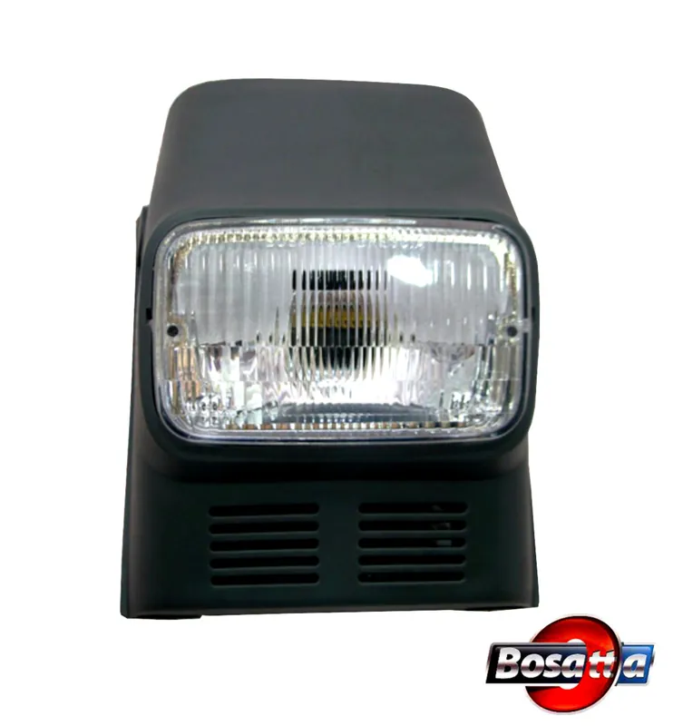 Scheinwerfer Frontscheinwerfer Piaggio Super Bravo grau anthrazit Bosatta Expressversand