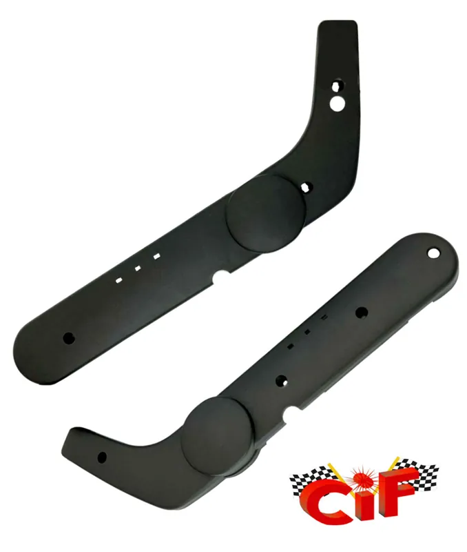 Neue Kollektion Seitendeckel Ciao PX FL Mono schwarz Kunststoff Seitenverkleidung -CIF-