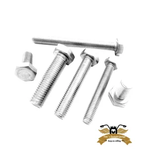 10 x Sechskantschraube M6 x 16 DIN 933 verzinkt Mofa Moped Neuheit