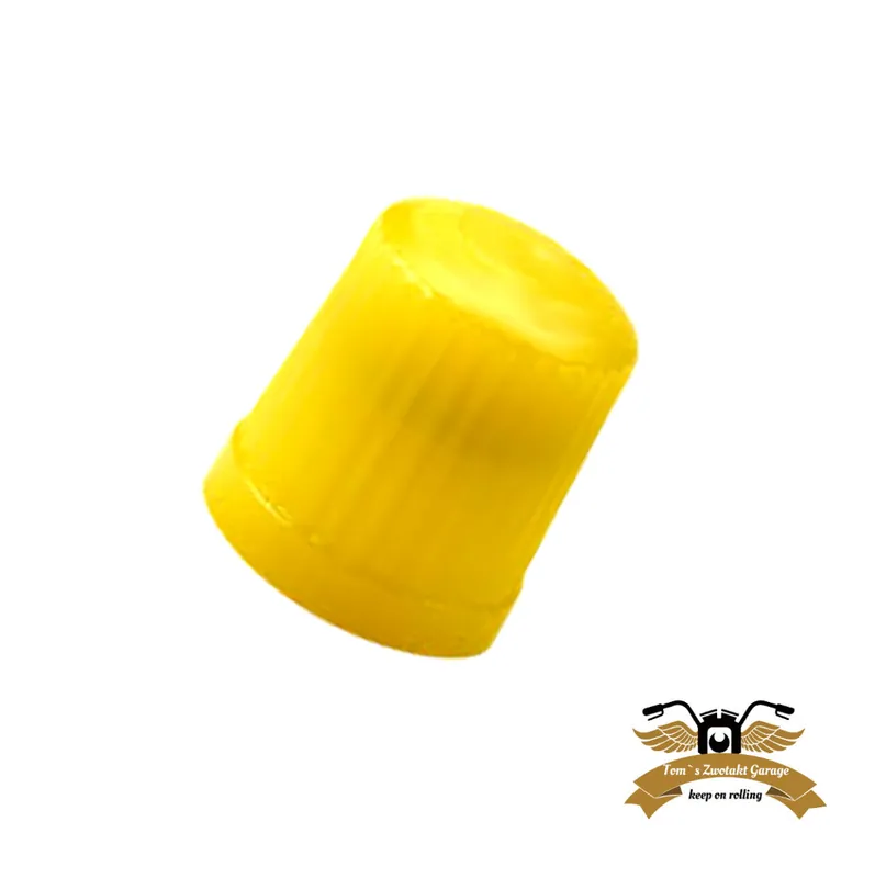 2 x Ventilkappe Ventil Deckel Kunststoff gelb Echt