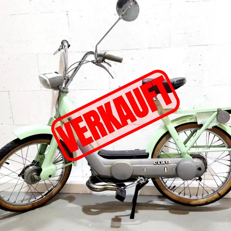 Top-Preis Piaggio Ciao mit V-Lenker restauriert Farbe Mint-Grün