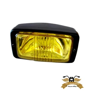 Heißes Angebot Scheinwerfer gelb Frontscheinwerfer Guia eckig 140 x 75 mm Mofa Moped