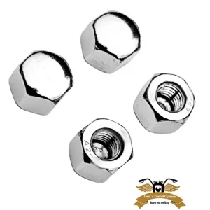 2 x Hutmutter M6 flache Form Edelstahl DIN 917 Hutmuttern V2A Mutter Letzte Chance