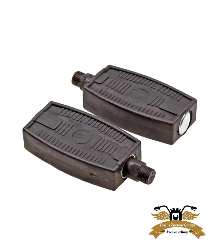 Pedalsatz Pedale schwarz aus strapazierfähigem Hartgummi 14x1,25 Angebot