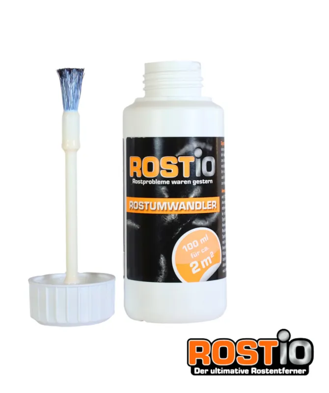 Neu Rostumwandler mit Pinsel von Rostio 100 ml