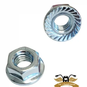 2 x Flanschmutter M7 Sperrzahn Mutter Bundmutter DIN 6923 verzinkt Meistverkauft