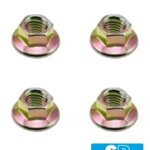 4 x Zylinderkopf Bundmutter M7 Set Zylinder Sperrzahnmutter Ciao, Bravo, SI Sonderangebot