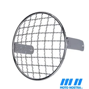 Ausverkauf Scheinwerfergitter rund Ø130mm verchromt Lampengitter