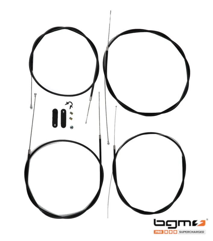 Piaggio Bravo Bowdenzug schwarz Set Zugastz Satz Silkliner Pro -BGM- Highlight