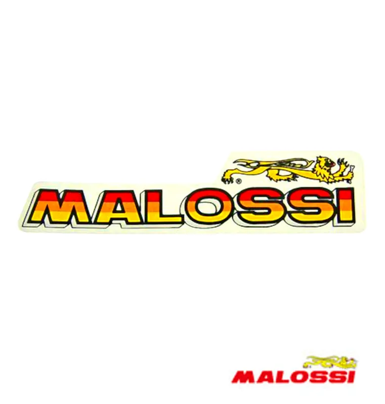 Bestseller Aufkleber Sticker Malossi Logo ca. 130x30 mm