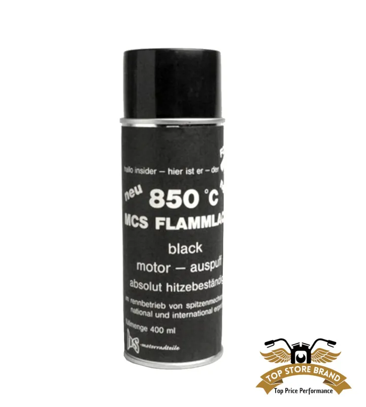 Auspufflack Lackspray -Profi- matt schwarz bis 850° 400ml ( 44,75/Ltr.) Mega-Angebot