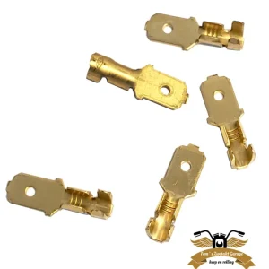 Kabelschuh Flachstecker 6,3 mm / Ø 1,0-1,5 mm² Stecker Elektrik Billig