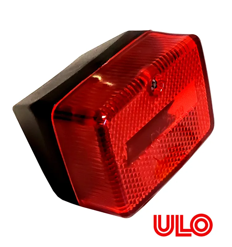 Top-Preis Rücklicht Rückstrahler "Ulo" klein schwarz 70x45mm Leuchmittel BA9S -ULO-