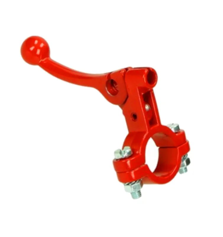 Dekompressionshebel Deko Hebel Stahl rot 22mm Lenker 70mm Moped -Lusito- Preiswert