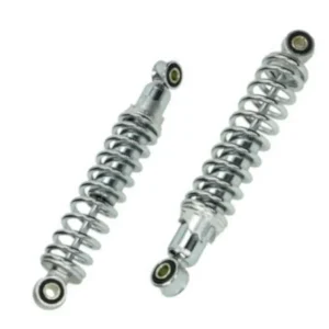 Stoßdämpfer Federbein DMP verchromt 240mm Ø 10mm Auge -DMP- Preisreduziert