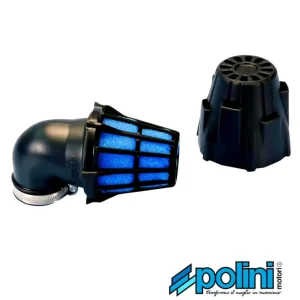 Sonderangebot Luftfilter Polini Blue Air Box 90° Ø 37mm für PHBG Vergaser -Polini-