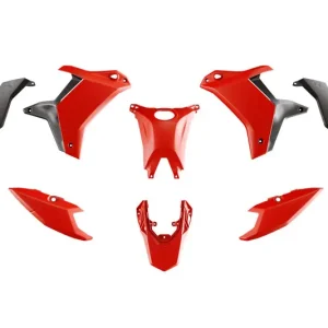 Rtech T7 REVOLUTION Plastik kit für Yamaha Tenere 700 2025- Rot/Schwarz Markenprodukt