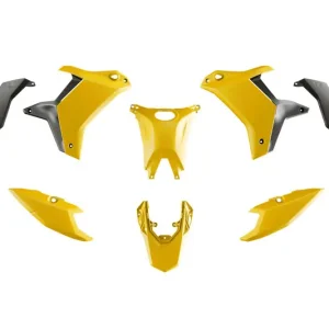 Preiswert Rtech T7 REVOLUTION Plastik kit für Yamaha Tenere 700 2025- Gelb/Schwarz