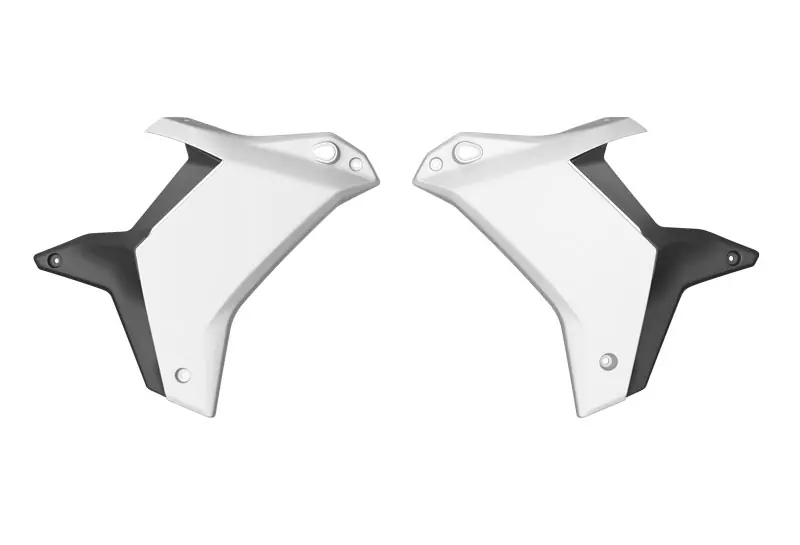 Rtech Revolution Kühlerspoiler für Yamaha Tenere 700 2025- Weiß/Schwarz Markenprodukt
