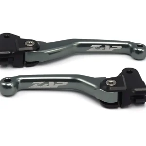 Geprüft ZAP Technix EGMCompetition Klapphebelsatz Simson Titangrau