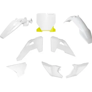 Rtech Plastikkit für Husqvarna TC 85 25- OEM Weiß 6tlg. Geprüft