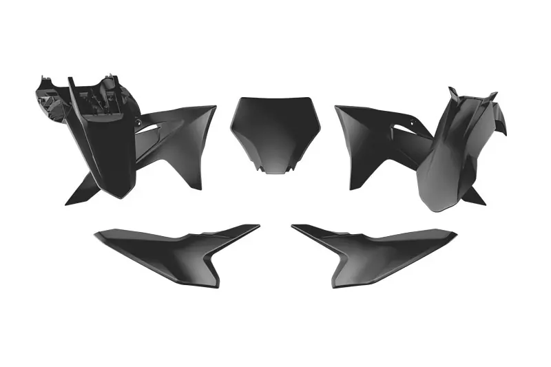 Rtech Plastikkit für GasGas MC 50 25- Schwarz 5tlg. Sonderangebot