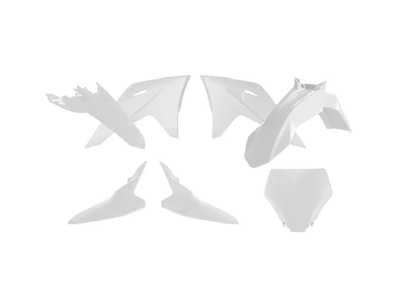 Neue Ware Rtech Plastikkit für GasGas MC 65 24- Weiß 5tlg.