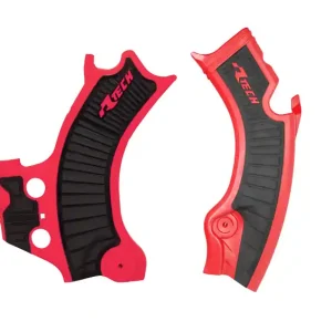 Bestpreis Rtech Grip Rahmenschützer für Honda CRF 250 /450 25- Rot/Schwarz