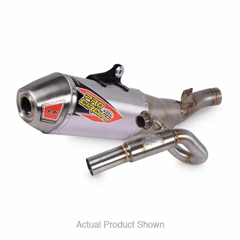 Pro Circuit T-6 Stainless Steel System für Kawasak KX 450 24-26 SS/AL Kostenloser Versand