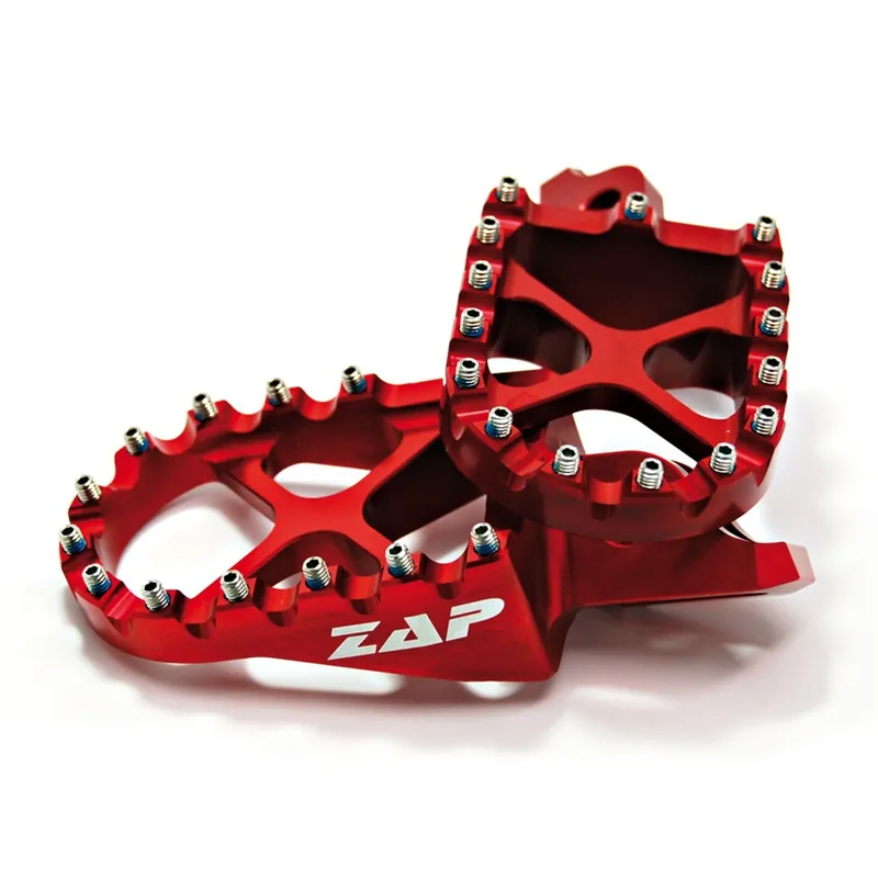 ZAP X-Peg Fußraste KXF 250 06- / 450 07- Rot Begrenztes Angebot