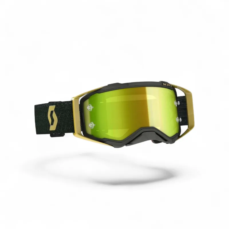 SCOTT Prospect Schwarz/Gold mit gelb-chrom verspiegelt Begrenztes Angebot